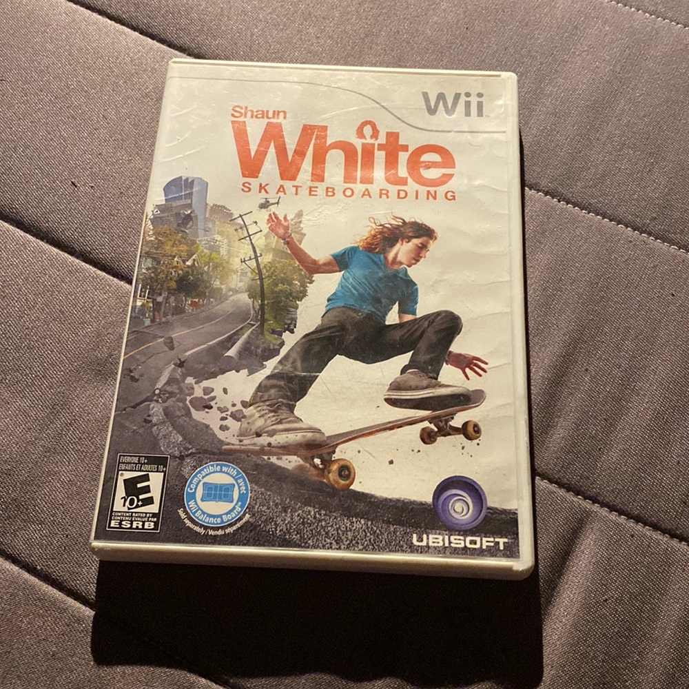 Wii Shaun White Skateboarding video game